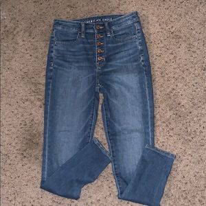 NWOT AE Super High Rise Jegging 4 R